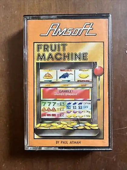 Fruit Machine, CPC 464 / 664 Released by Dk'Tronics Ltd Amsoft Magretro