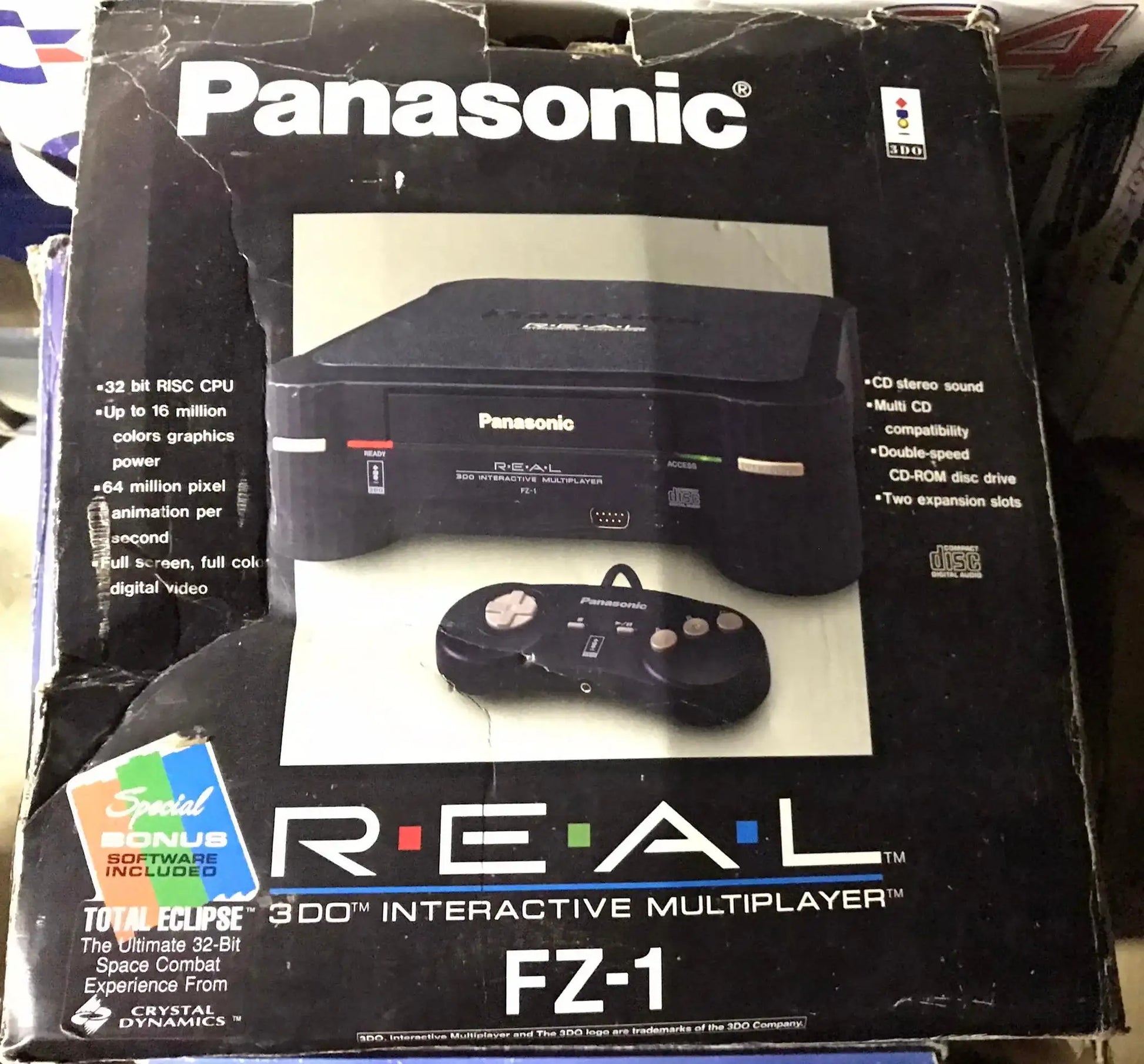 Vintage Panasonic 3DO Console FOR SALE, Panasonic FZ-1, UK, PAL, Boxed Magretro