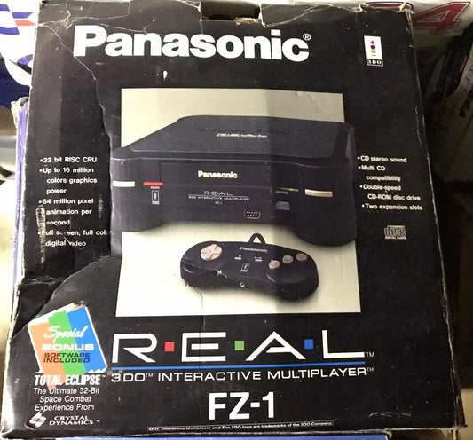 Vintage Panasonic 3DO Console FOR SALE, Panasonic FZ-1, UK, PAL, Boxed Magretro