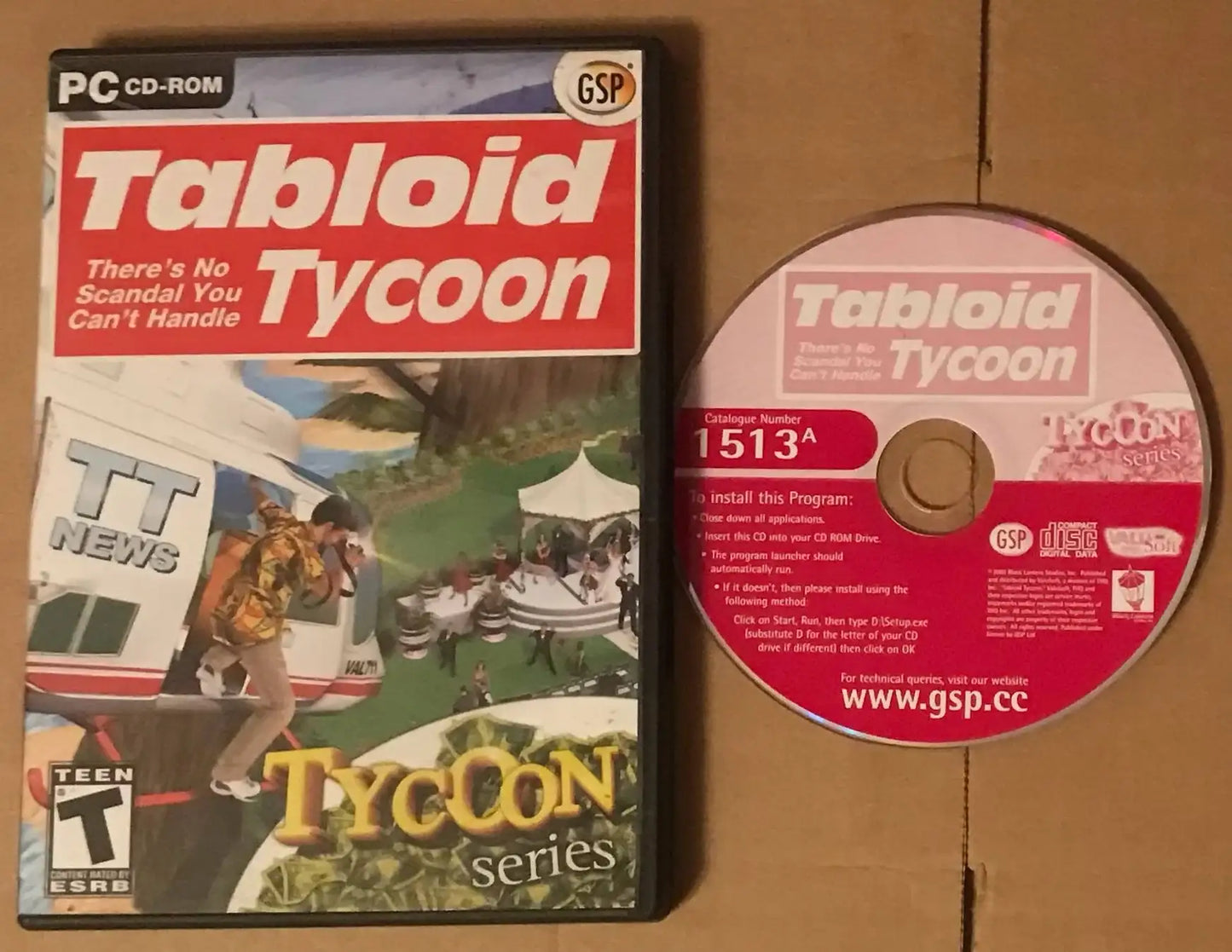 Tabloid Tycoon - PC CD-ROM Magretro