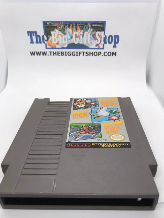 3-in-1 Super Mario / Duck Hunt / Track Meet, NES, Released by Nintendo Magretro