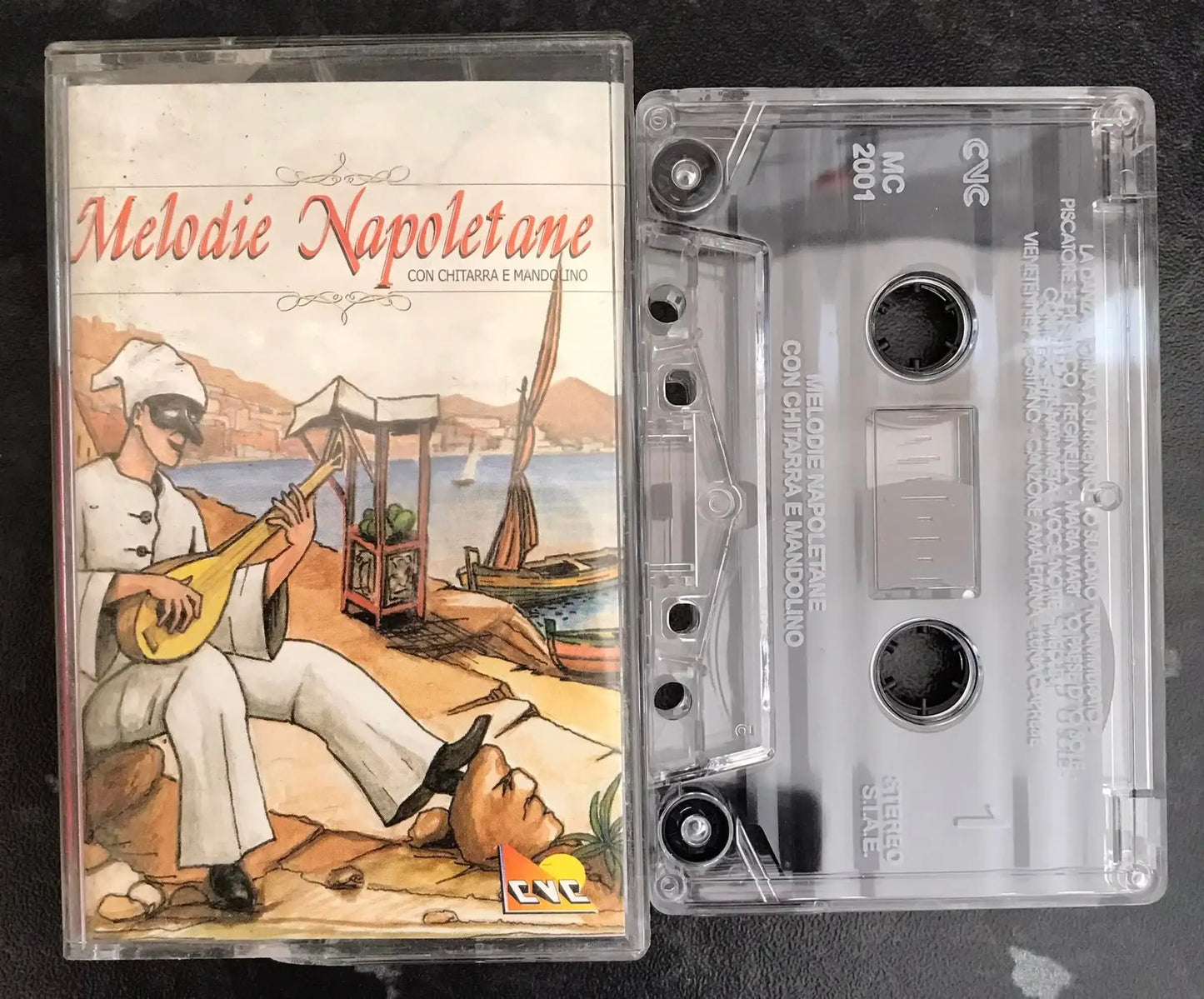 Melodie Napoletane, Con Chitarra E Mandolino, CVC, MC 2001, Vintage Cassette Magretro
