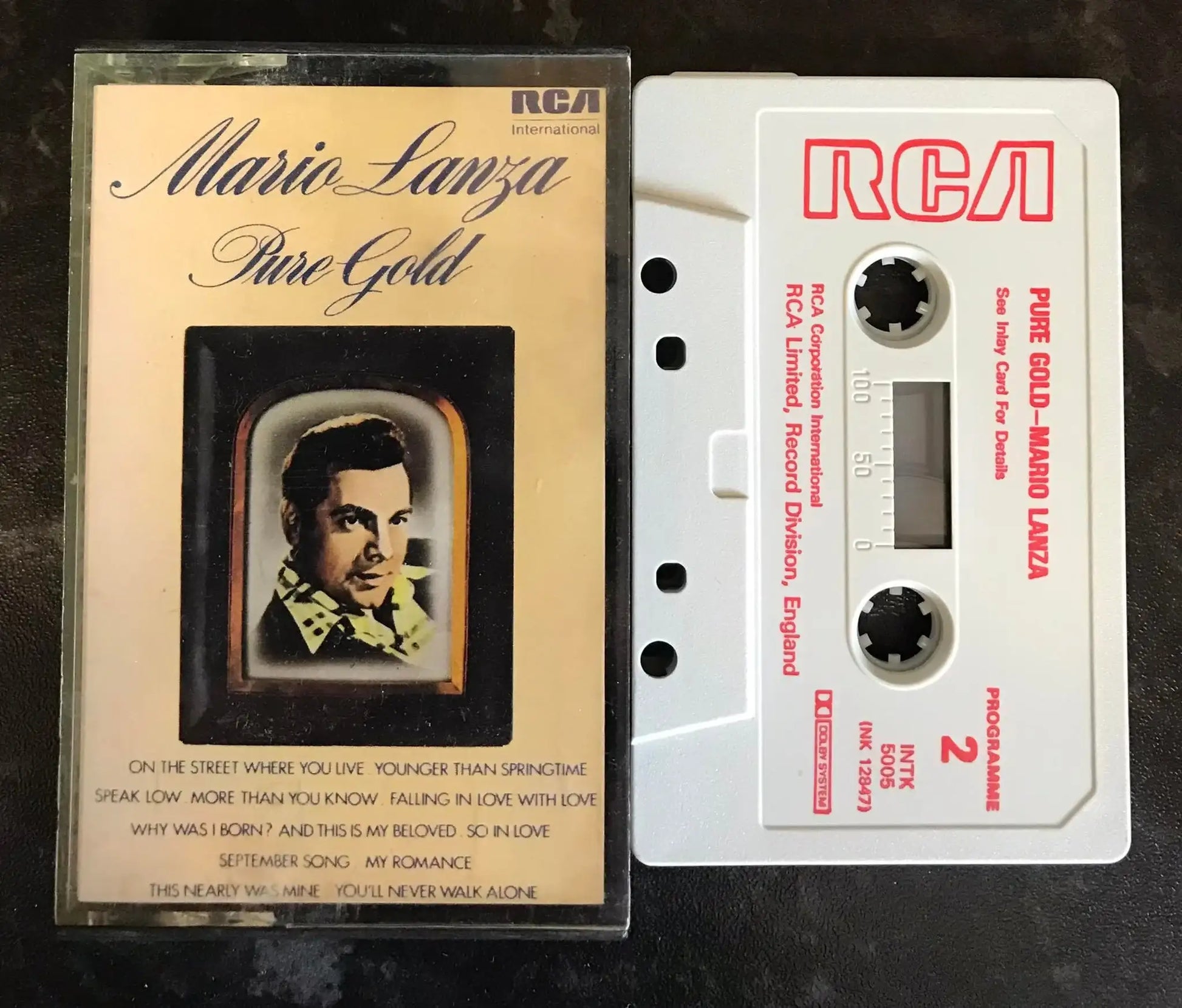 Mario Lanza, Pure Gold Album, RCA International, INTK 5005 Magretro