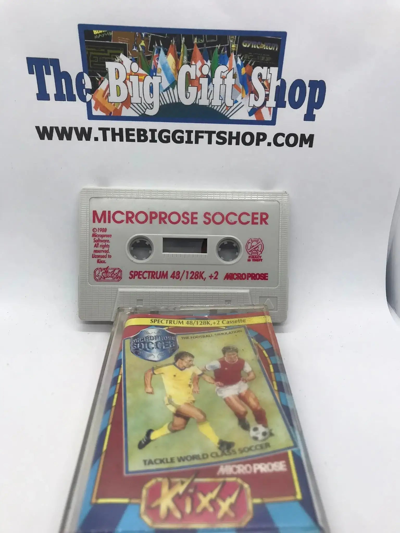 Microprose Soccer (Kixx) (Tested Working), ZX Spectrum, Microprose Magretro