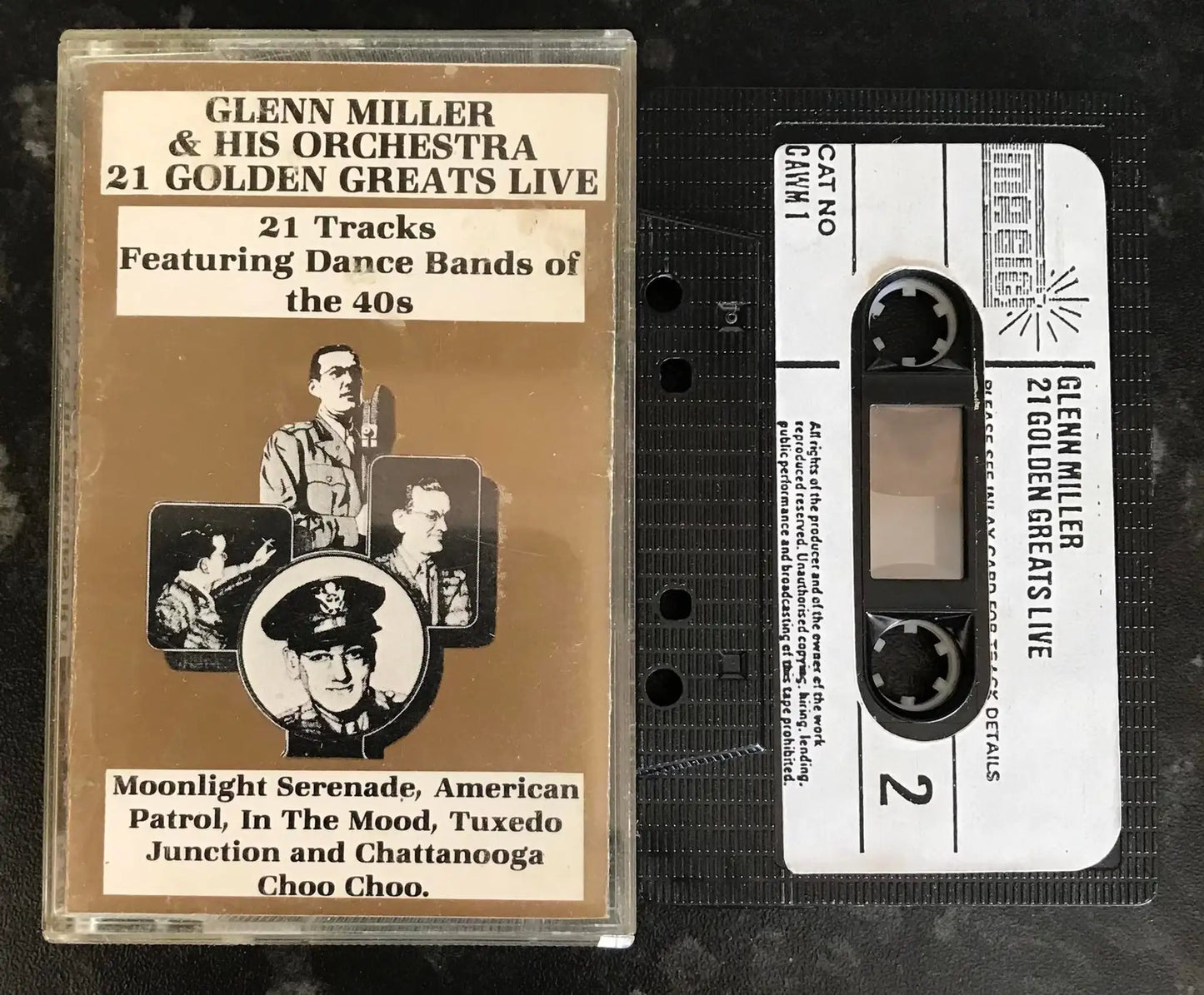Glenn Miller & His Orchestra, 21 Golden Greats Live Album, magic, cawm 1 Magretro