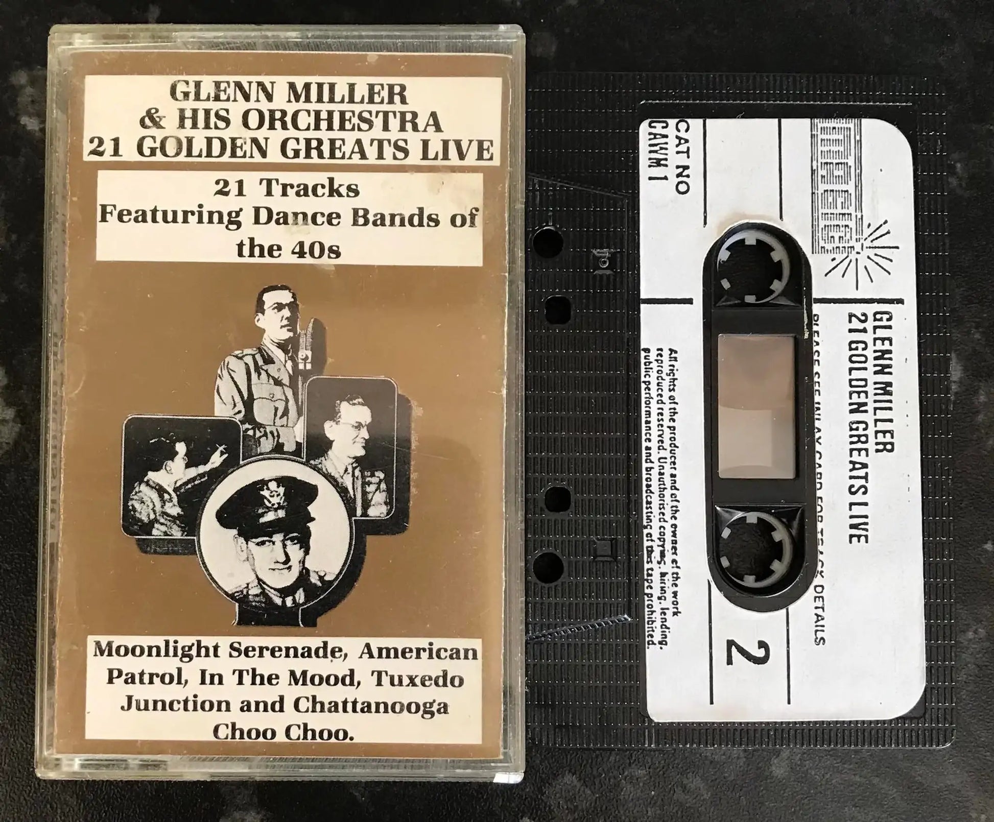 Glenn Miller & His Orchestra, 21 Golden Greats Live Album, magic, cawm 1 Magretro