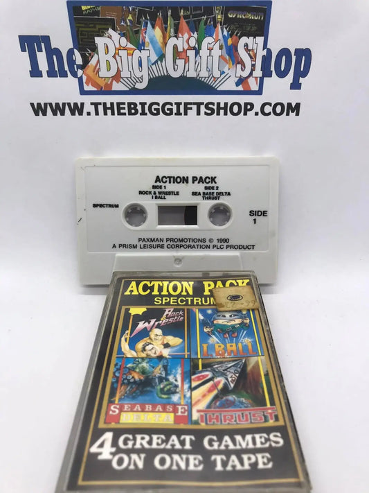 Action Pack (Tested Working), ZX Spectrum, Released by Prism Magretro