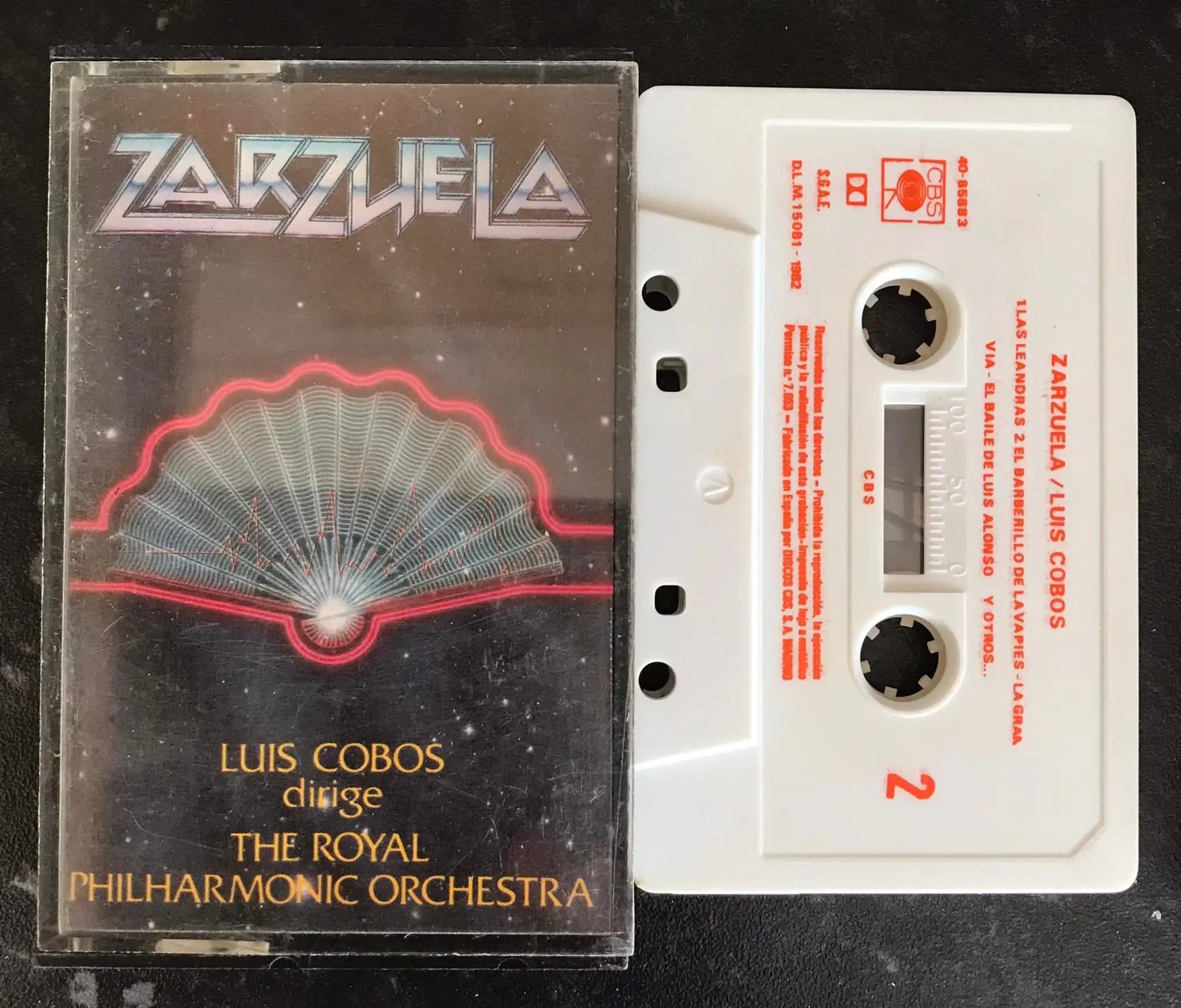 Zarzuela Album, Luis Cobos, Dirige, The Royal Philharmonic Orch, CBS,40-85883 Magretro