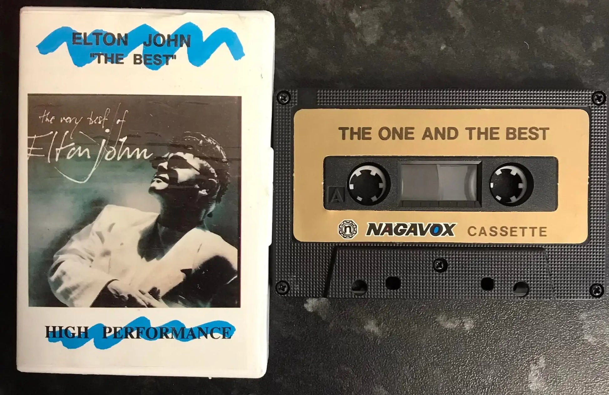 Elton John, The Best Album, Bootleg High Performance Label, Vintage Cassette Magretro