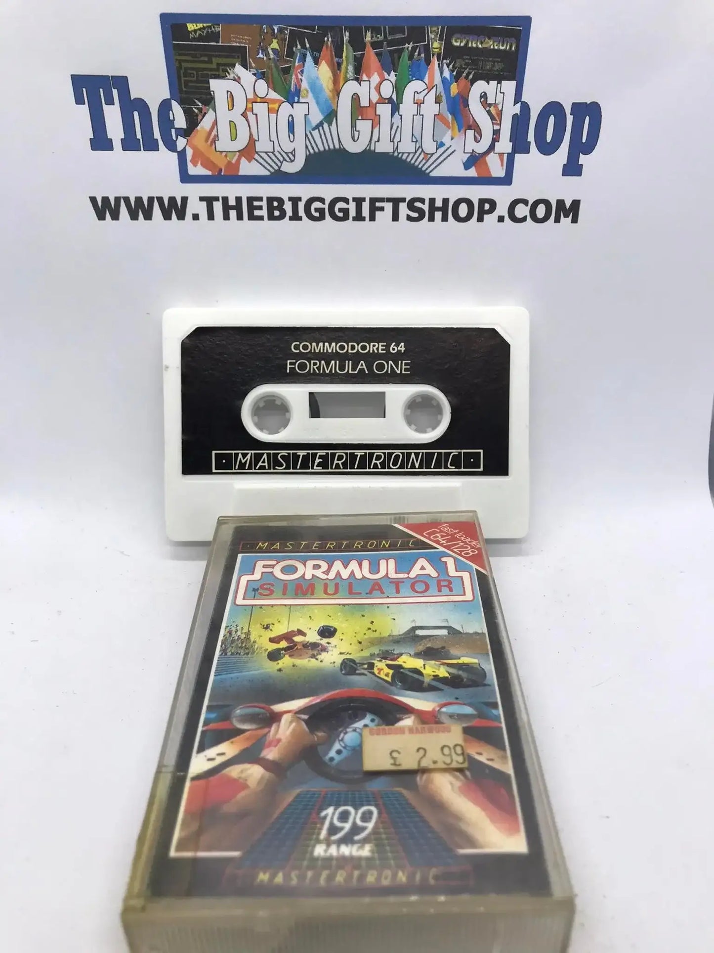 Formula 1 Simulator (Black label), C64, Released by Mastertronic, WORKING Magretro