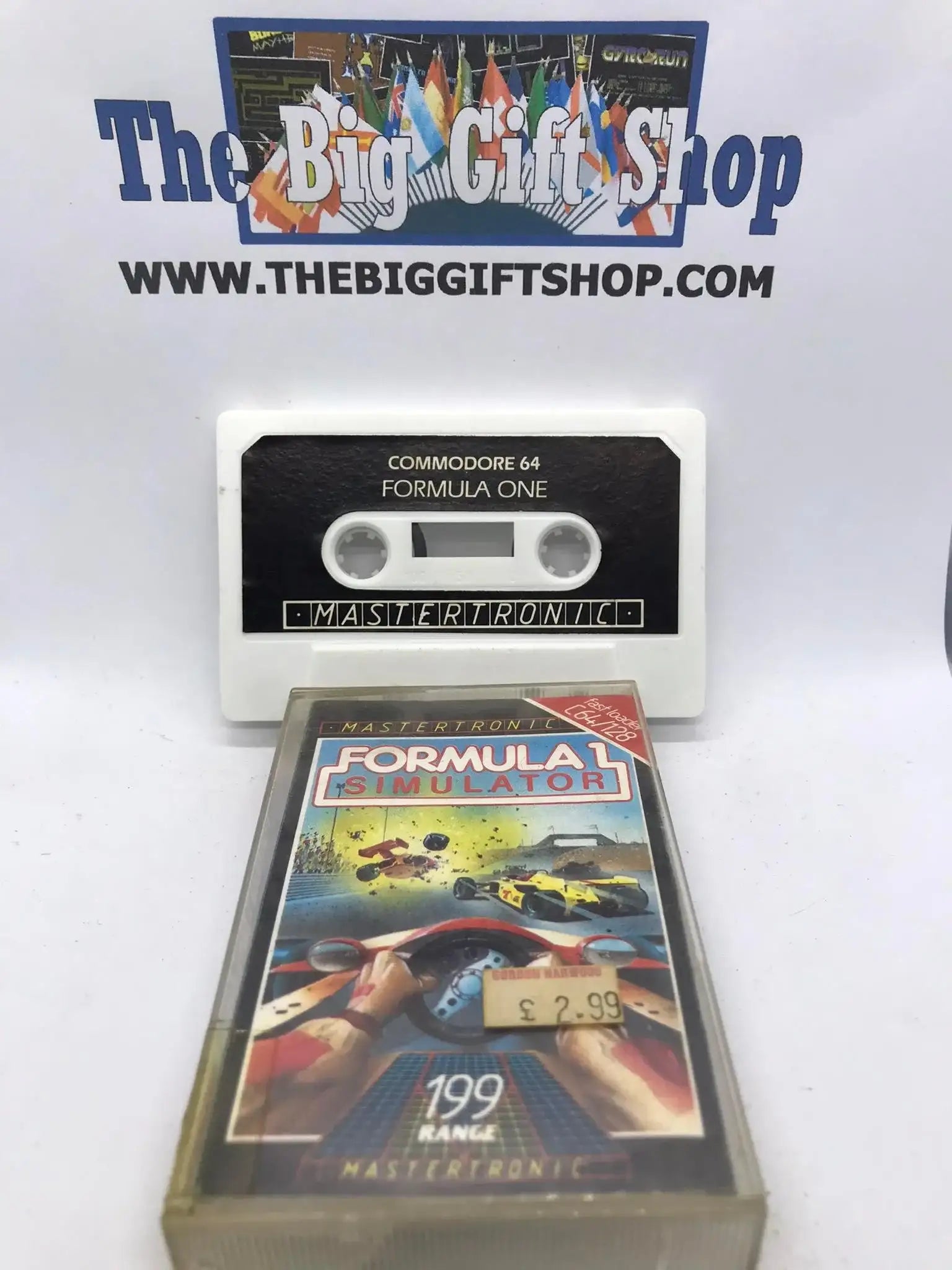 Formula 1 Simulator (Black label), C64, Released by Mastertronic, WORKING Magretro