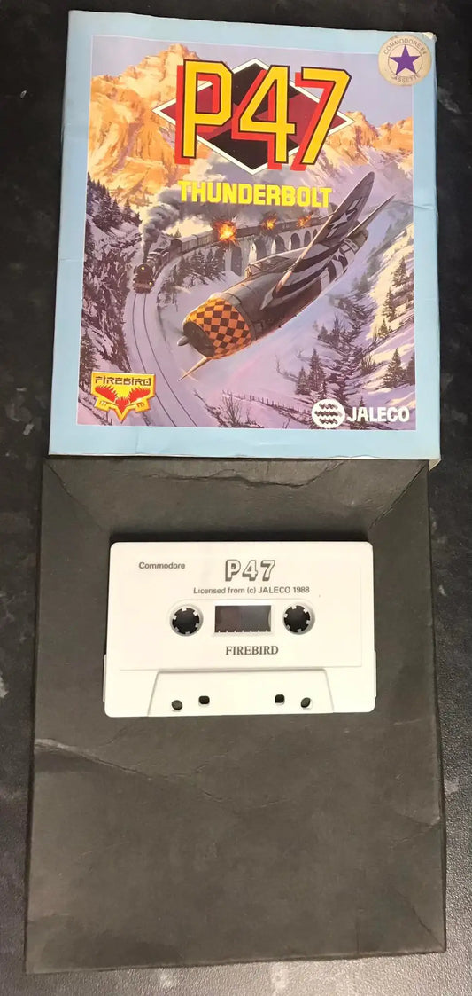 P47 Thunderbolt, C64 Game by Firebird Software (RARE), WORKING Magretro