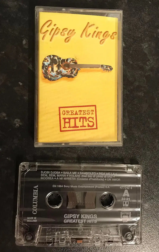 Gipsy Kings, Greatest Hits Album, Columbia, COL 477242 4, Vintage Cassette Magretro