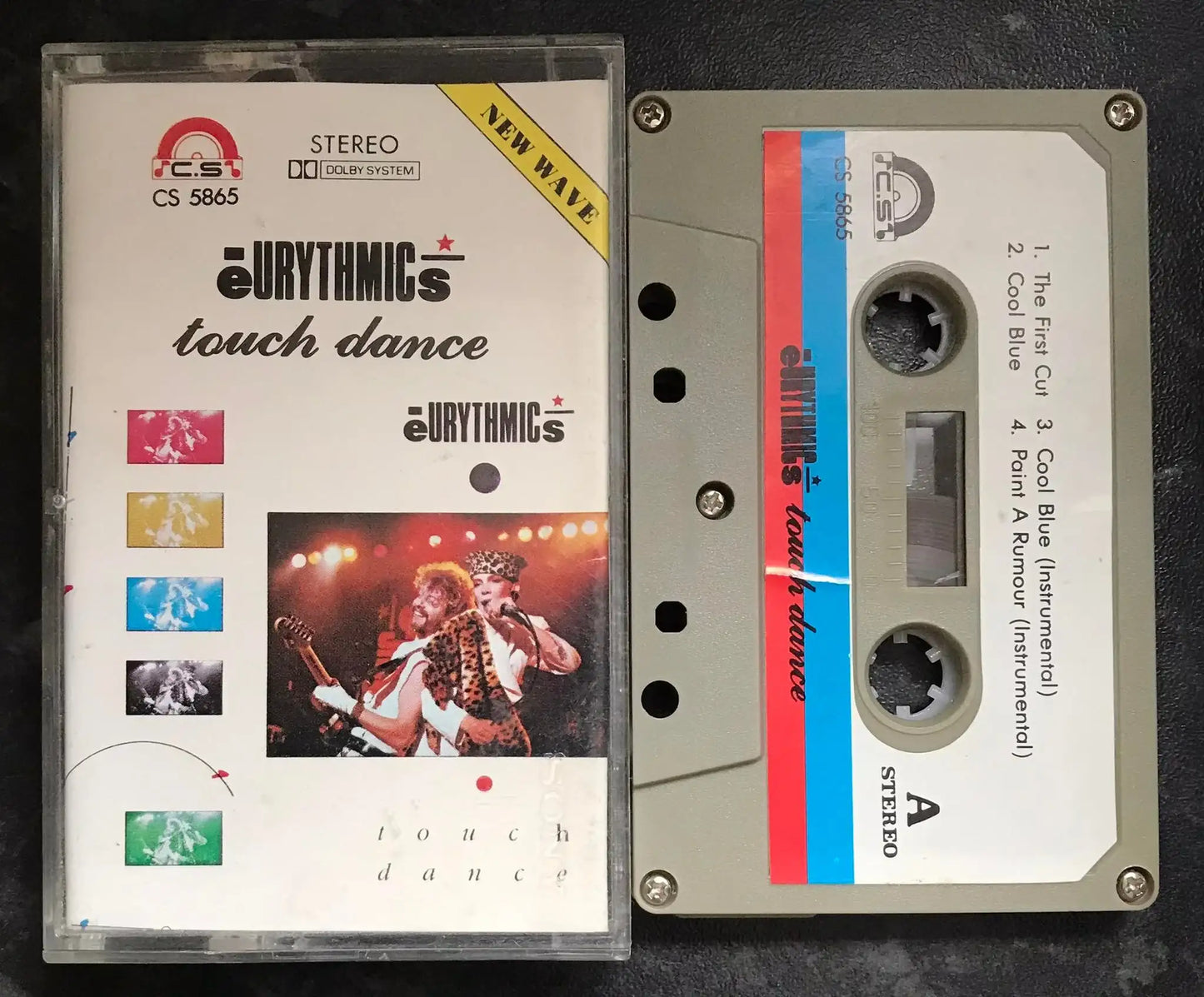 Eurythmics, Touch Dance Album, Bootleg New Wave Label, CS 5865 Magretro