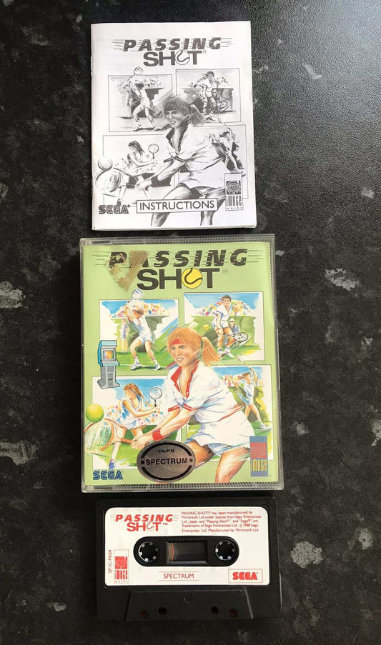 Passing Shot, ZX Spectrum by Image Works, Rare, WORKING Magretro
