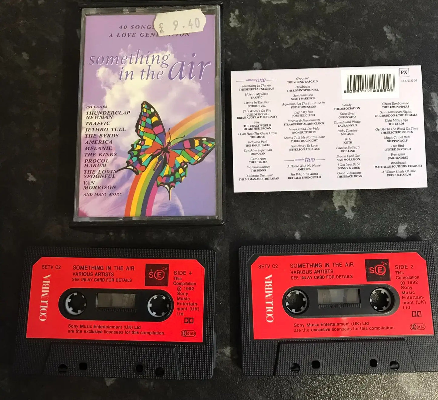 Something In The Air Double Album, Columbia, SETV C2, Vintage Cassette Magretro