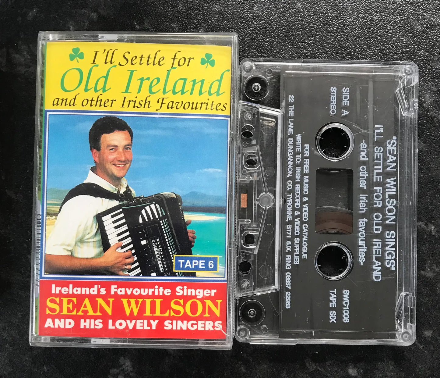 Sean Wilson, I'll Settle for Old Ireland Album, SWC 1006, Vintage Cassette Magretro