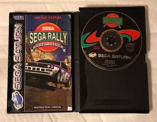 Sega Saturn game, sega rally championship UK PAL Magretro