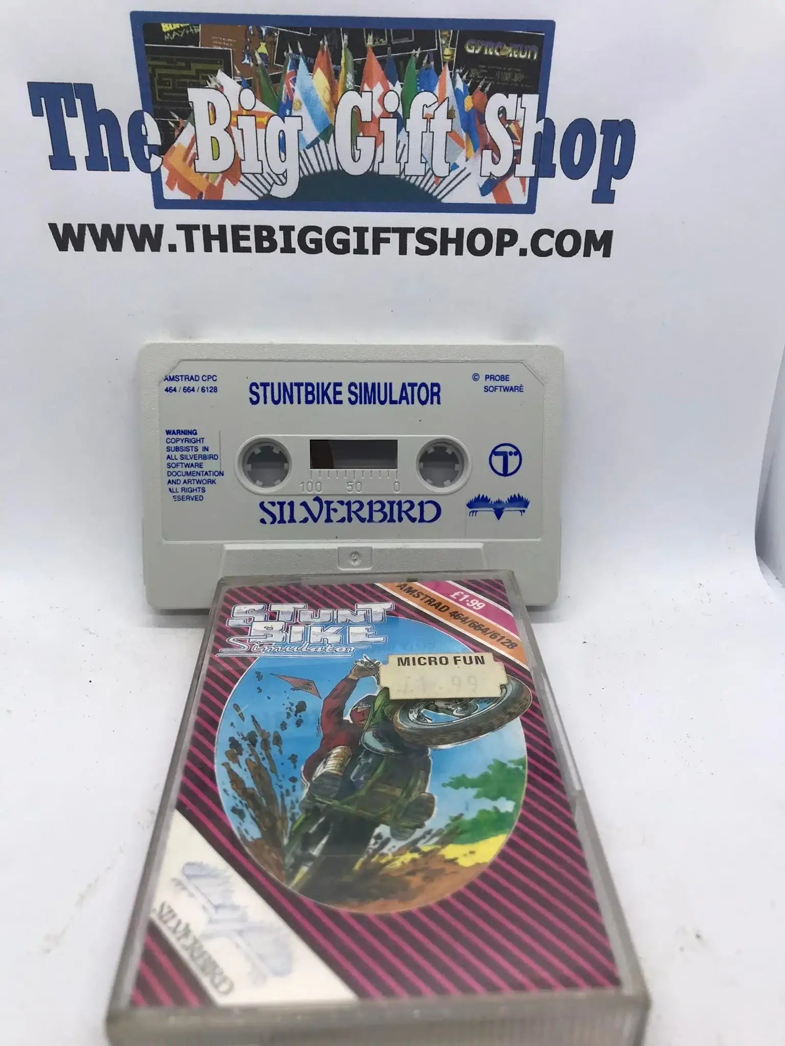 Stunt Bike Simulator, CPC 464 / 664, Released by Silverbird Software Ltd Magretro