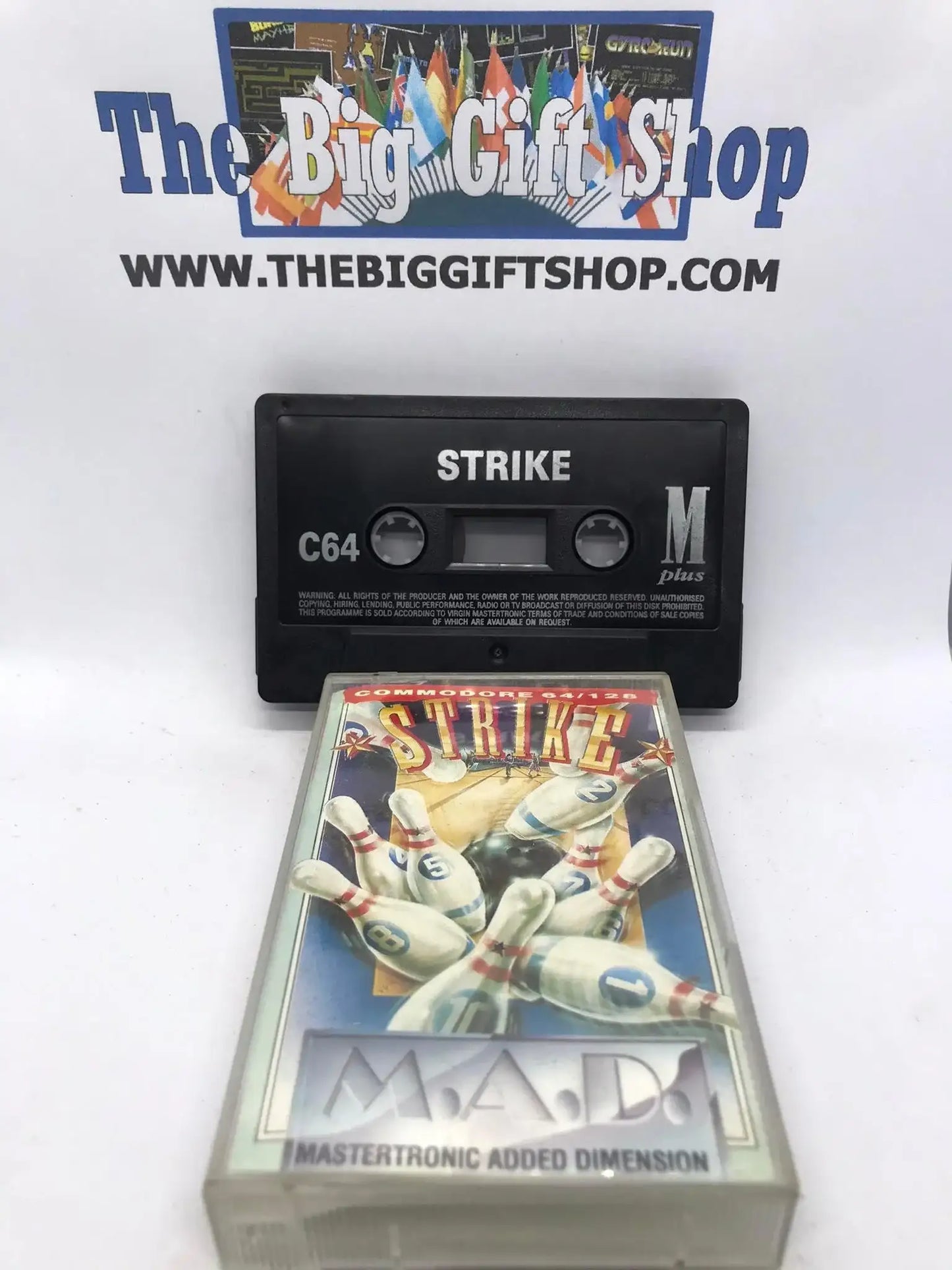 Strike, C64 Game, Released by Mastertronic, WORKING Magretro