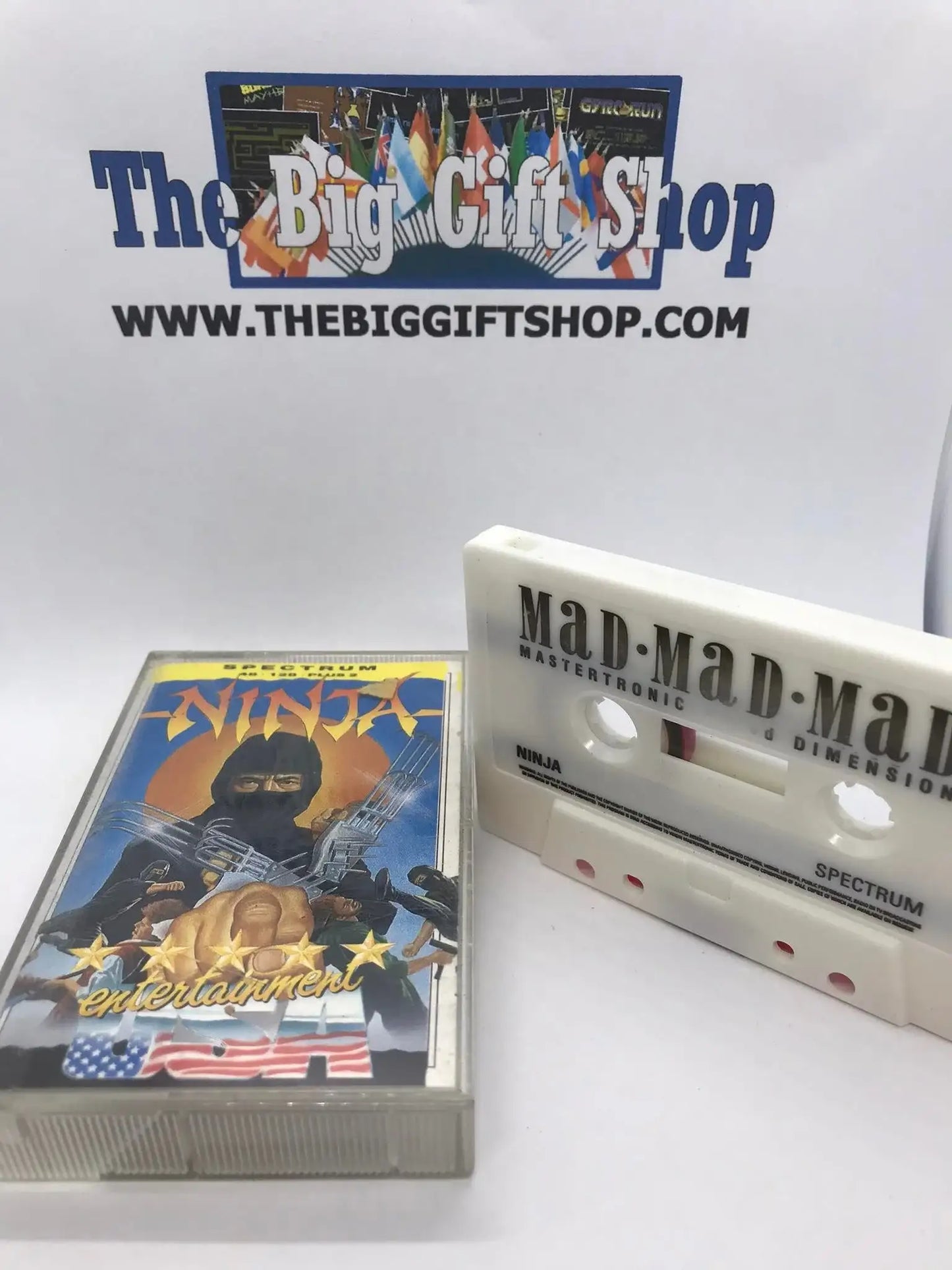 Ninja, ZX Spectrum, Released by Entertainment usa, Working Magretro