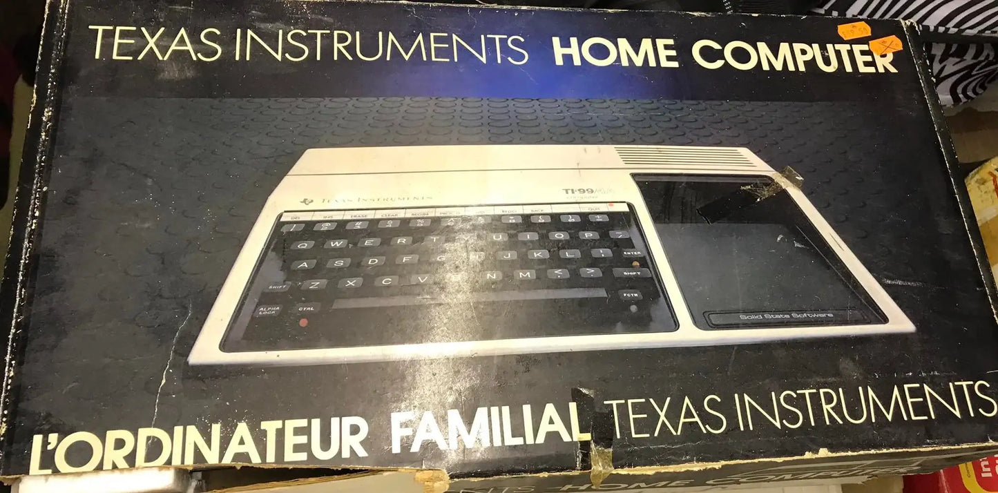 Vintage Texas Instruments TI99/4A Computer BOXED UK PAL Magretro