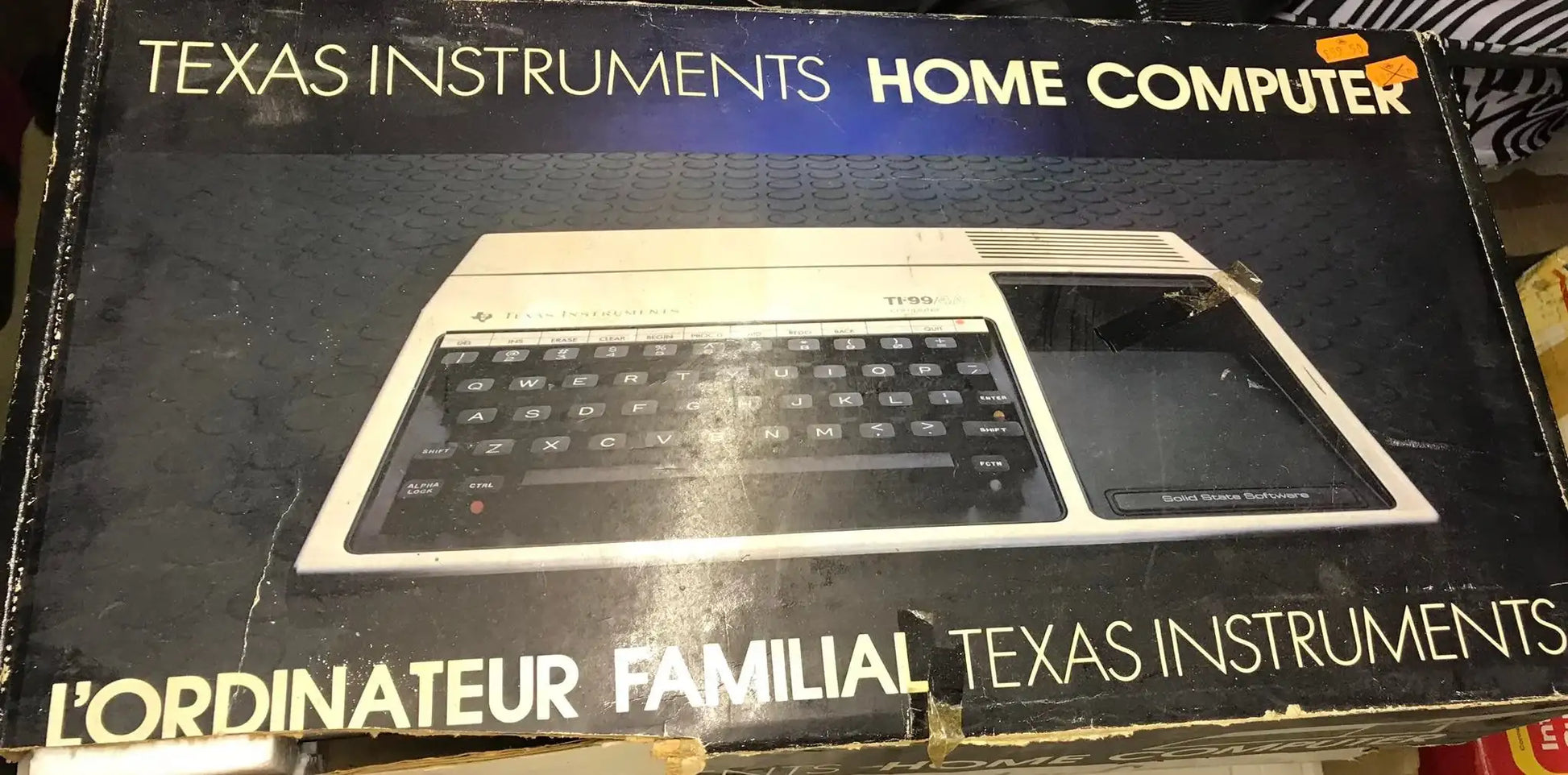Vintage Texas Instruments TI99/4A Computer BOXED UK PAL Magretro