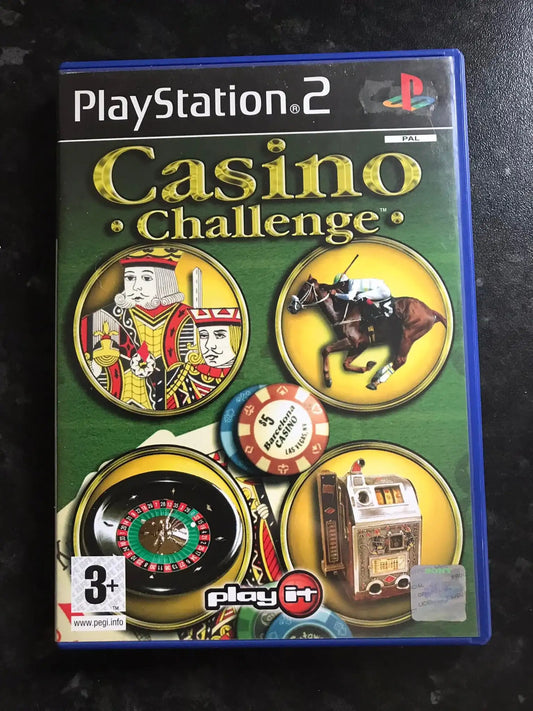 Casino Challenge, PS2 Game, PAL Magretro