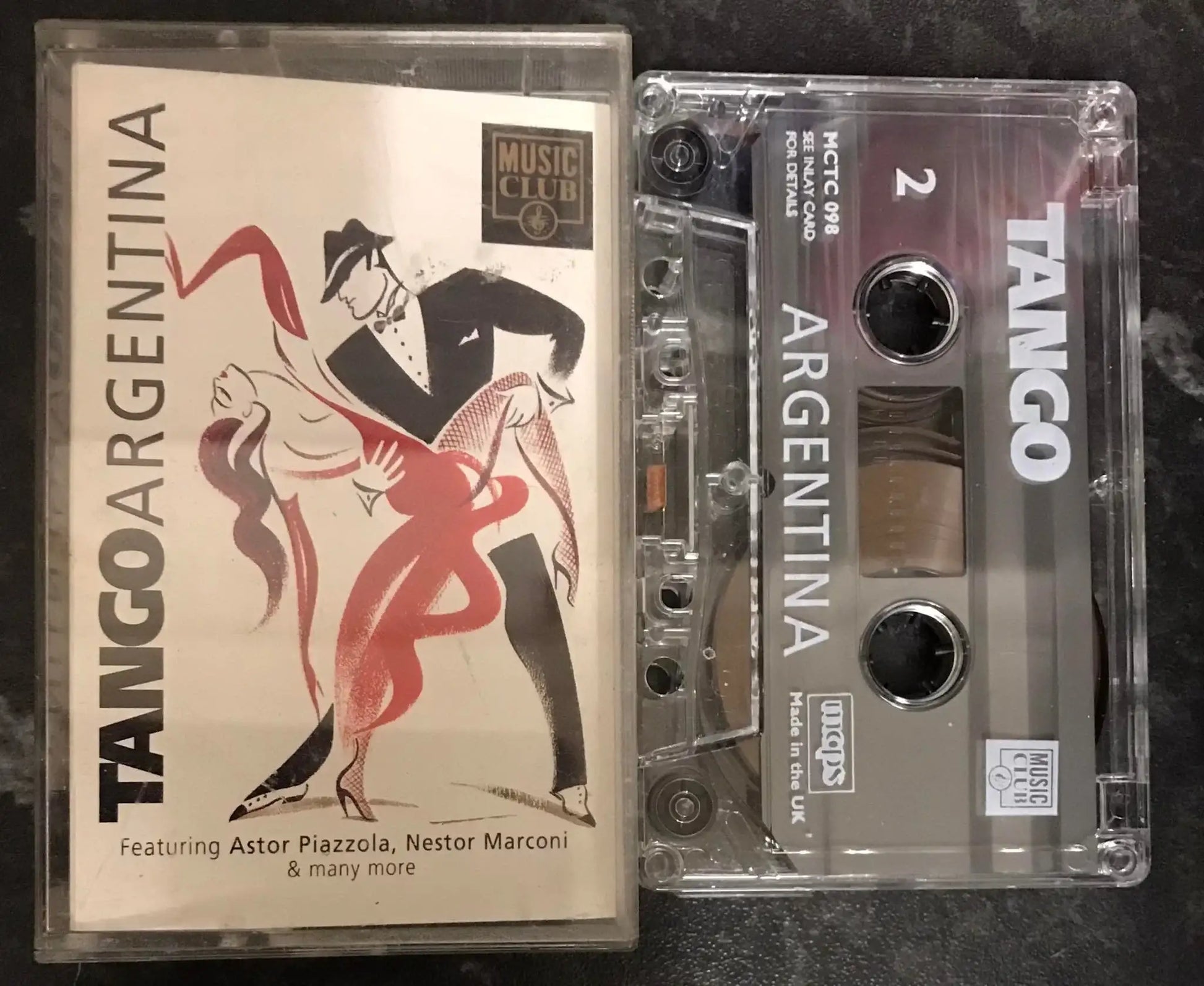 Tango Argentina Album, MCTC 098, Music Club, Vintage Cassette Magretro