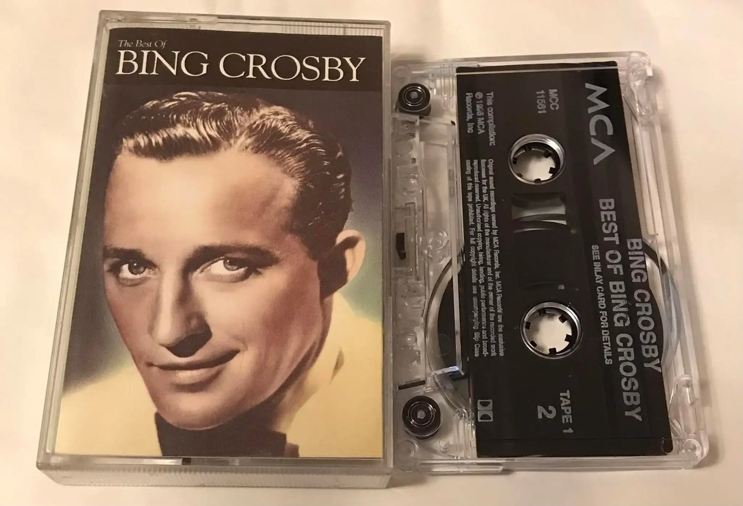 The Best Of Bing Crosby Album, Tape 1, mcc 11561, Vintage Cassette Magretro