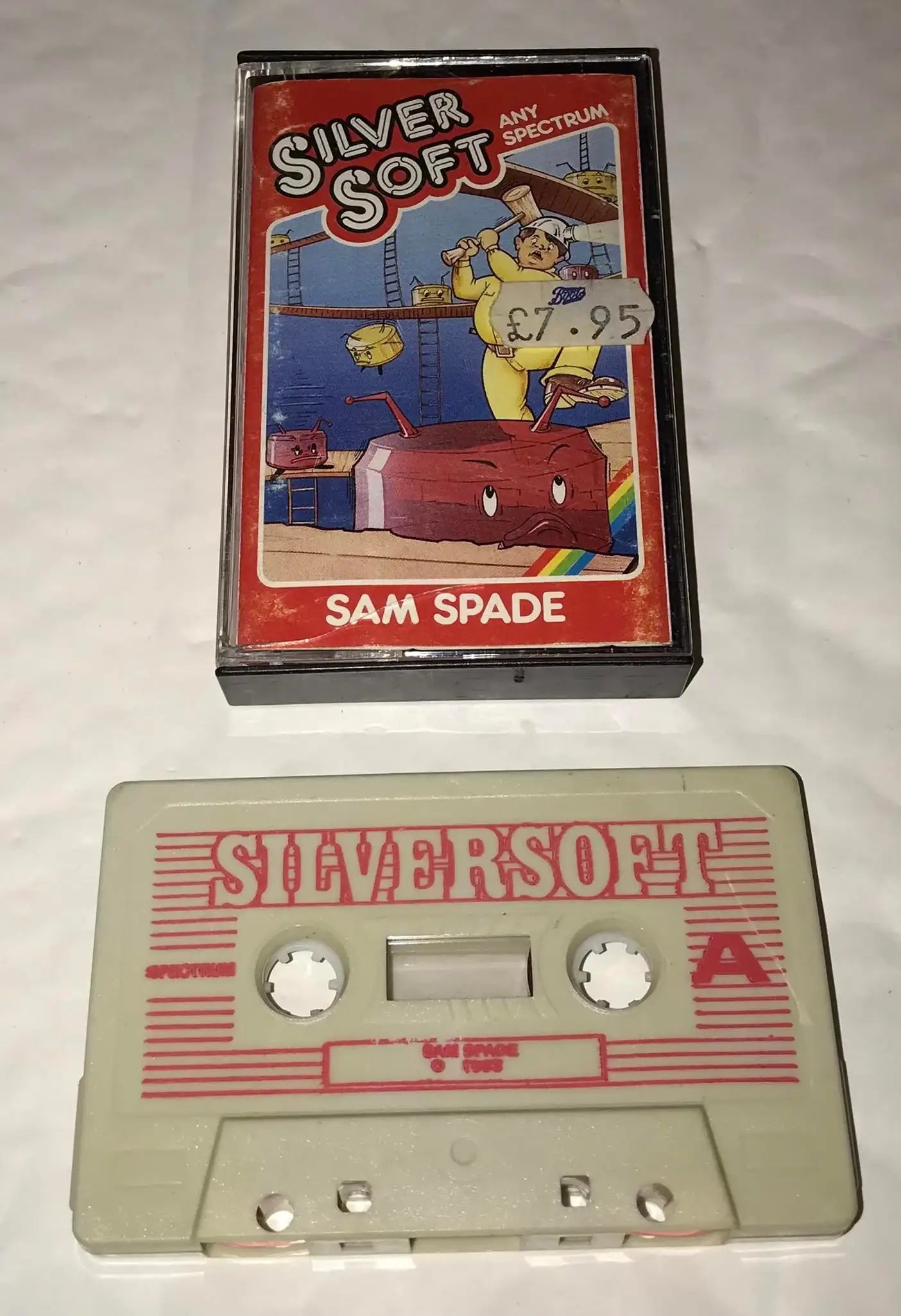 Sam Spade, ZX Spectrum game by Silversoft, Working Magretro
