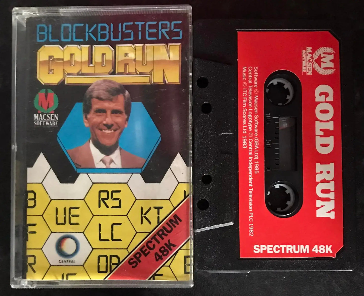 Blockbusters Gold Run, ZX Spectrum, Released by Macsen, WORKING, RARE Magretro