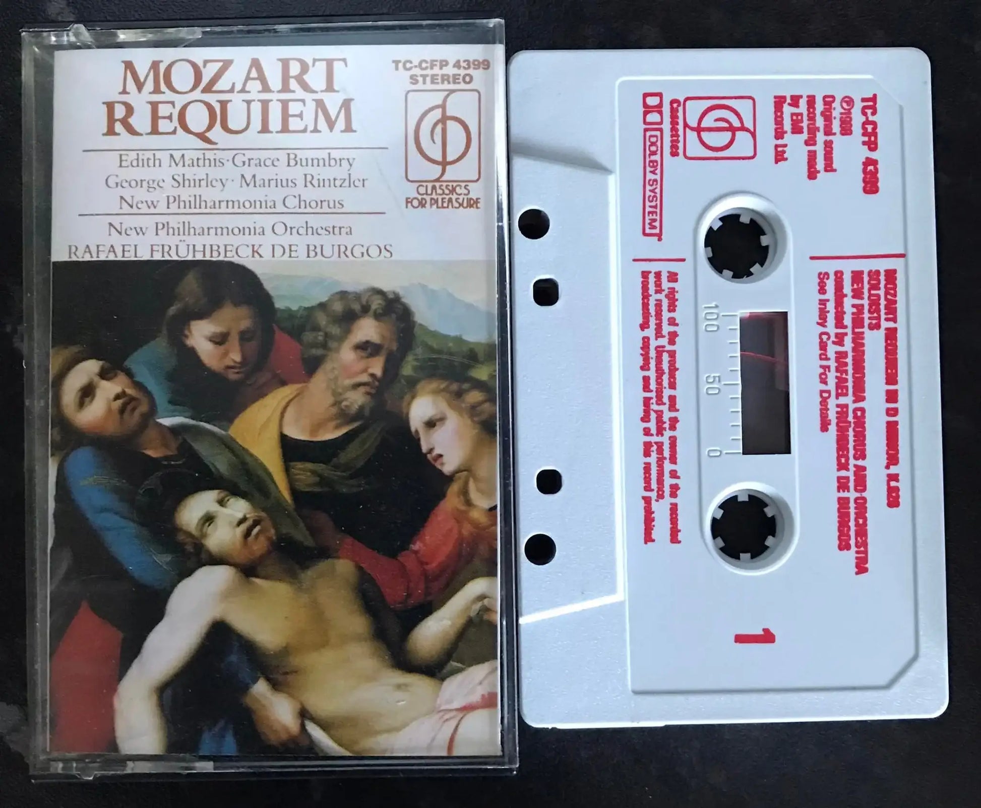 Mozart, Requiem, Edith Mathis, Grace Bumbry, De Burgos, TC-CFP 4399 Magretro