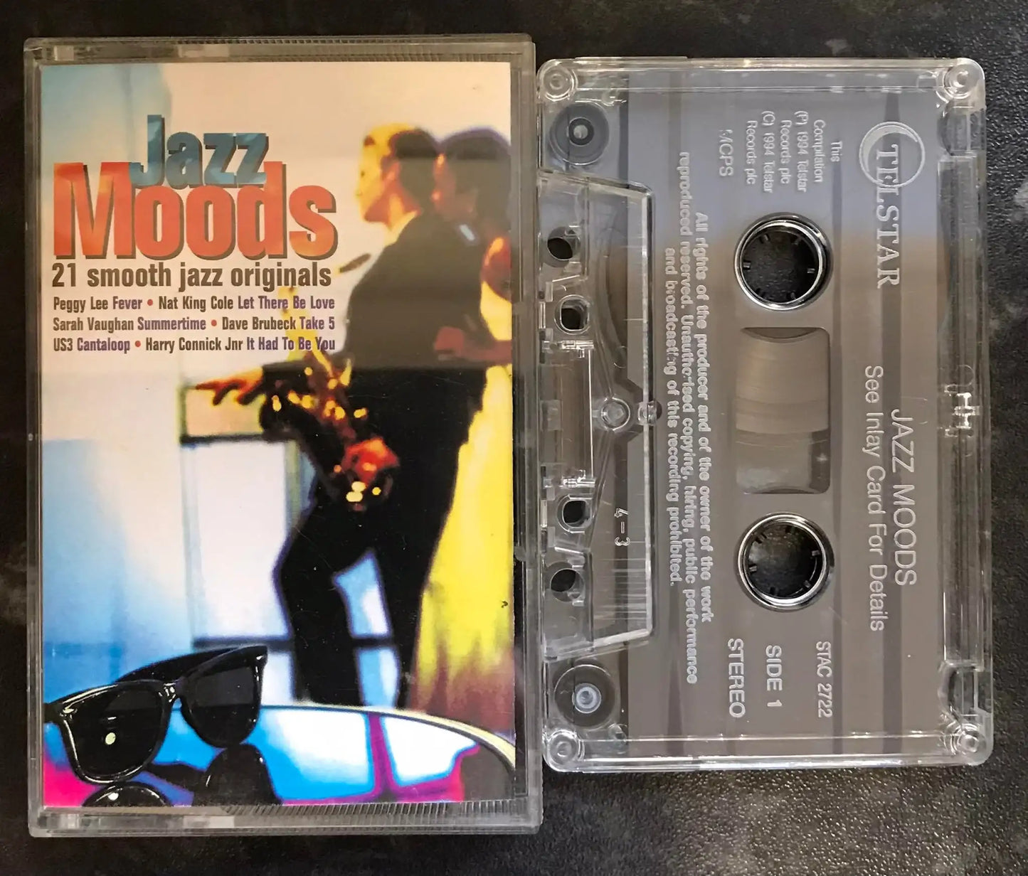 Jazz Moods Album, Telstar, STAC 2722, Vintage Cassette Magretro