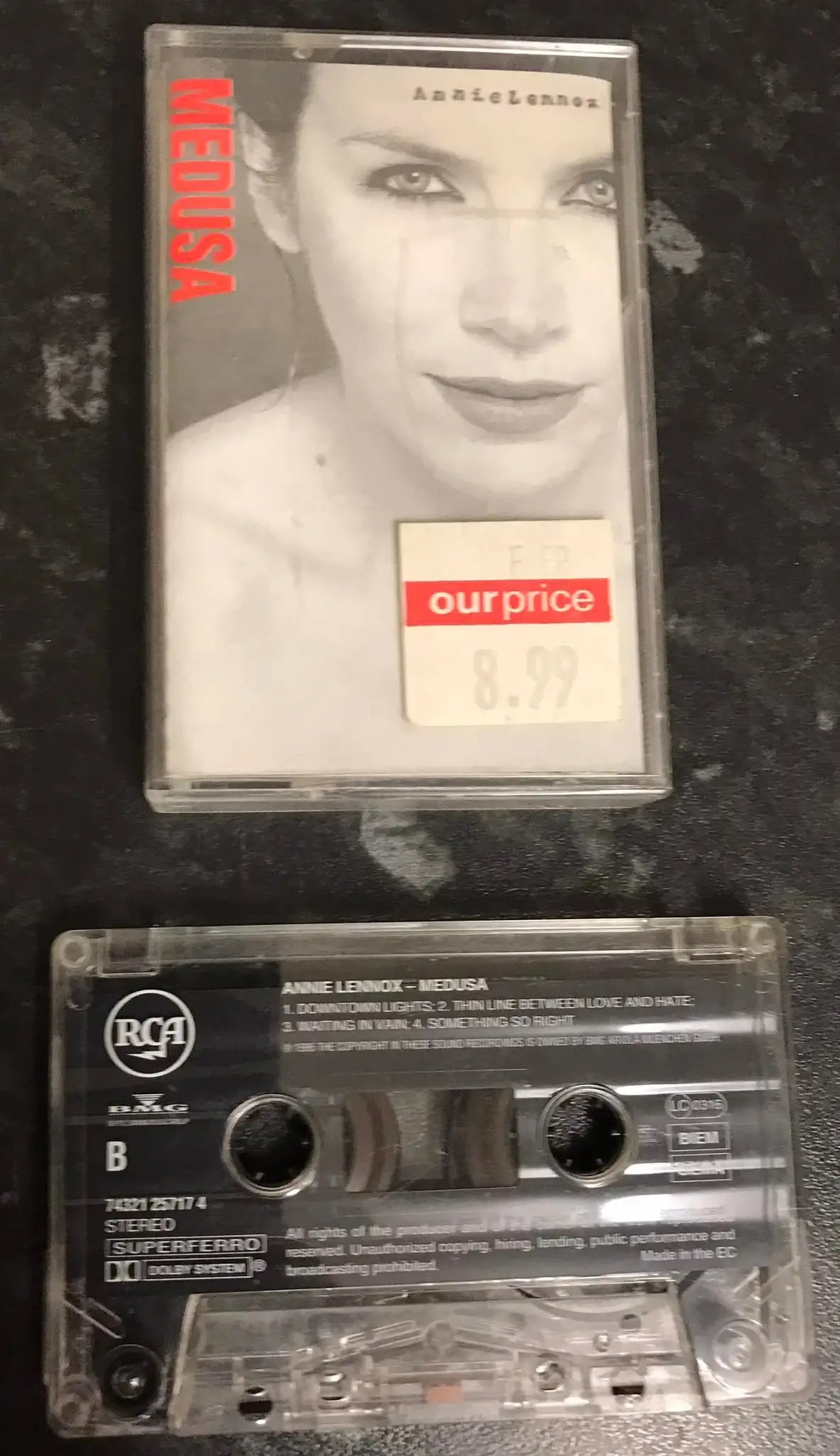 Annie Lennox, Medusa Album, RCA, 74321 25717 4, Vintage Cassette Magretro