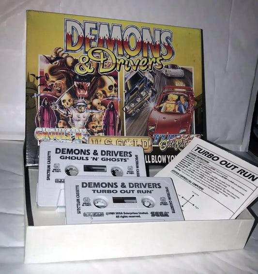 Demons & Drivers game, Big Box, ZX Spectrum by US Gold Magretro