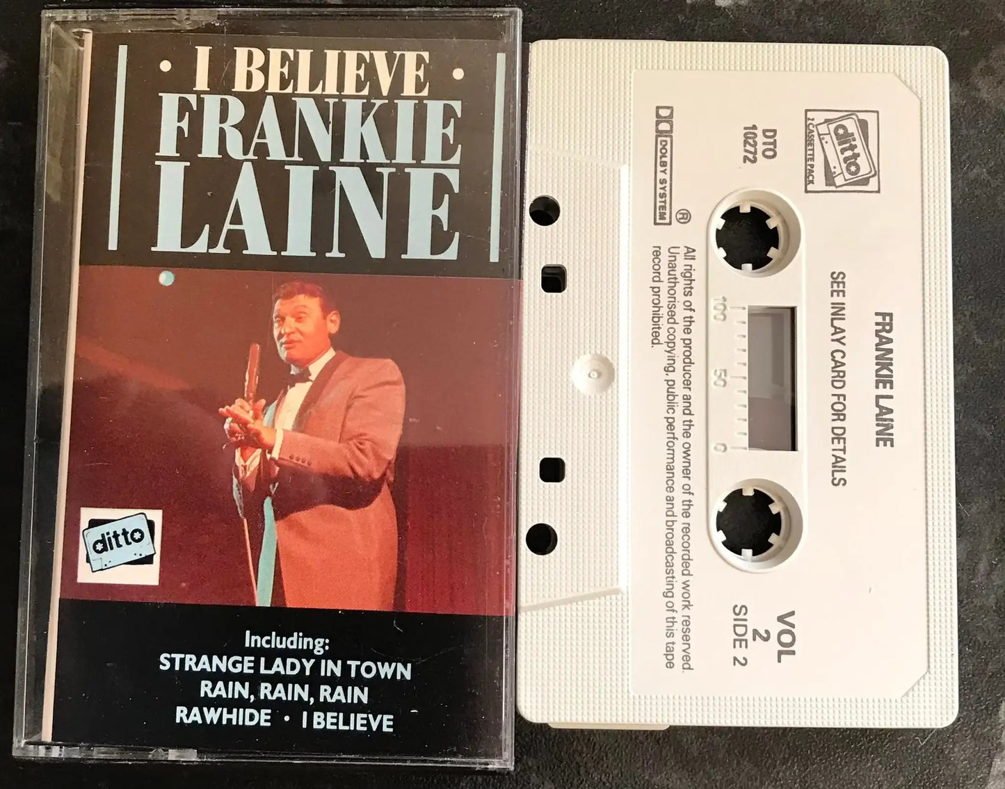 Frankie Laine, I Believe Double Album, Vol 1 and 2, DTO 10272, Vintage Cassette Magretro