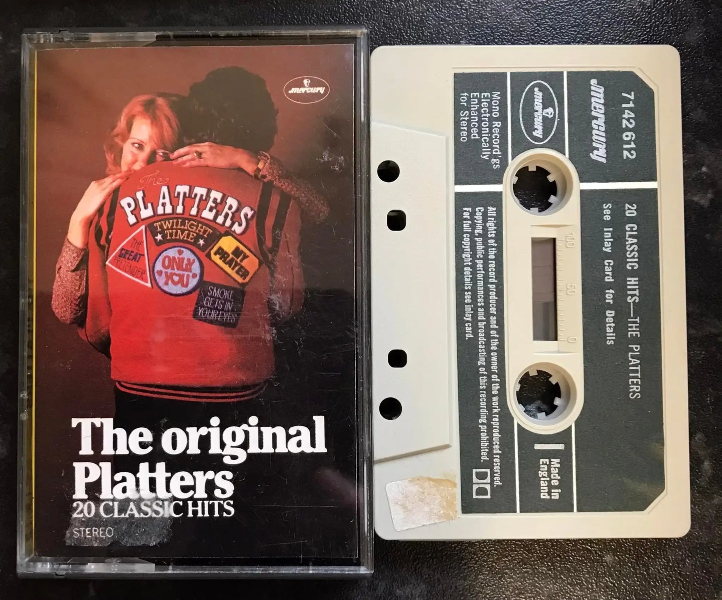 The Original Platters, 20 Classic Hits, Mercury, 7142 612, Vintage Cassette Magretro