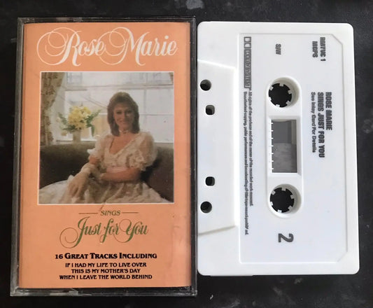 Rose Marie sings Just For You Album, A.1. Records, RMTVC 1, Vintage Cassette Magretro