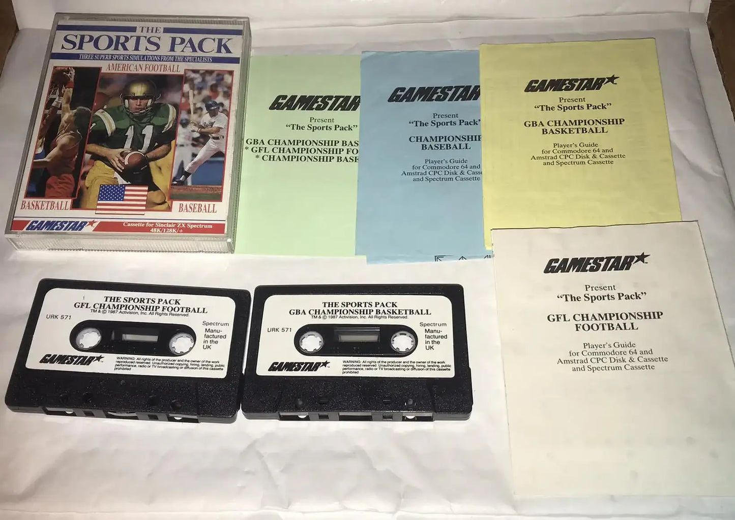 The Sports Pack, ZX Spectrum by Gamestar, WORKING Magretro