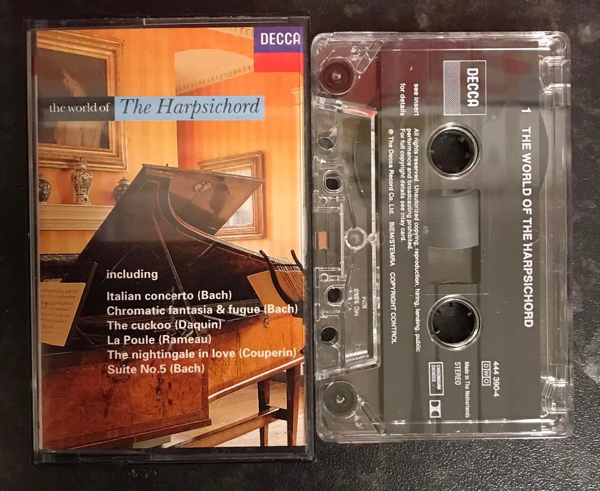 The World of The Harpsichord Album, Decca Label, 444 390-4 Magretro