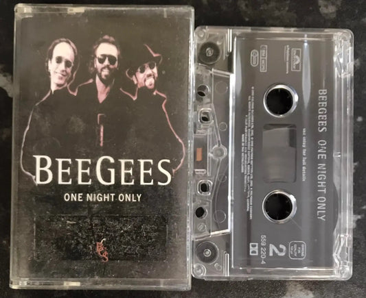 One Night Only Album, The Bee Gees, POLYDOR, 559 220-4, Vintage Cassette Magretro