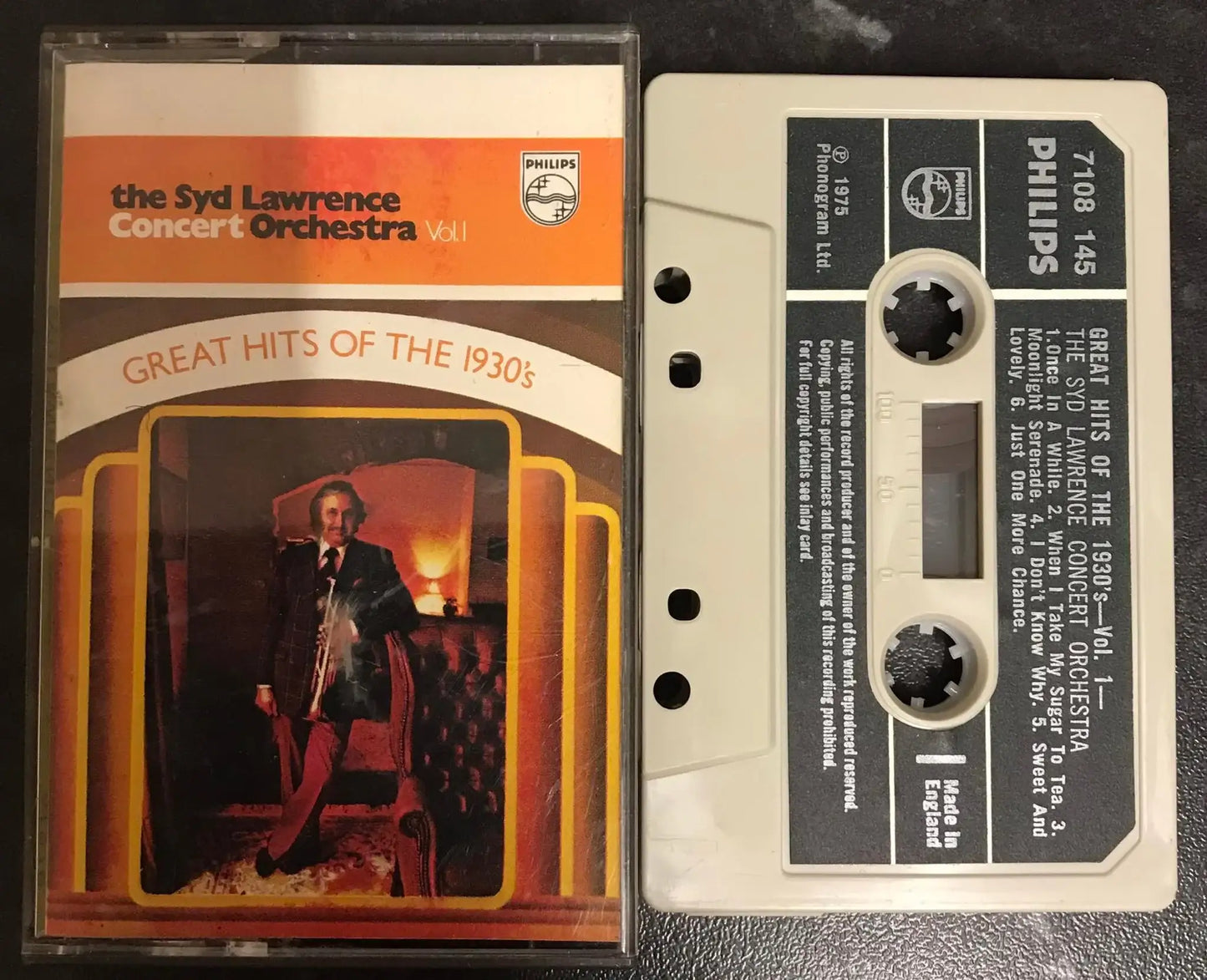 Great Hits of the 1930's Album, The Syd Lawrence Orchestra, Philips, 7108 145 Magretro