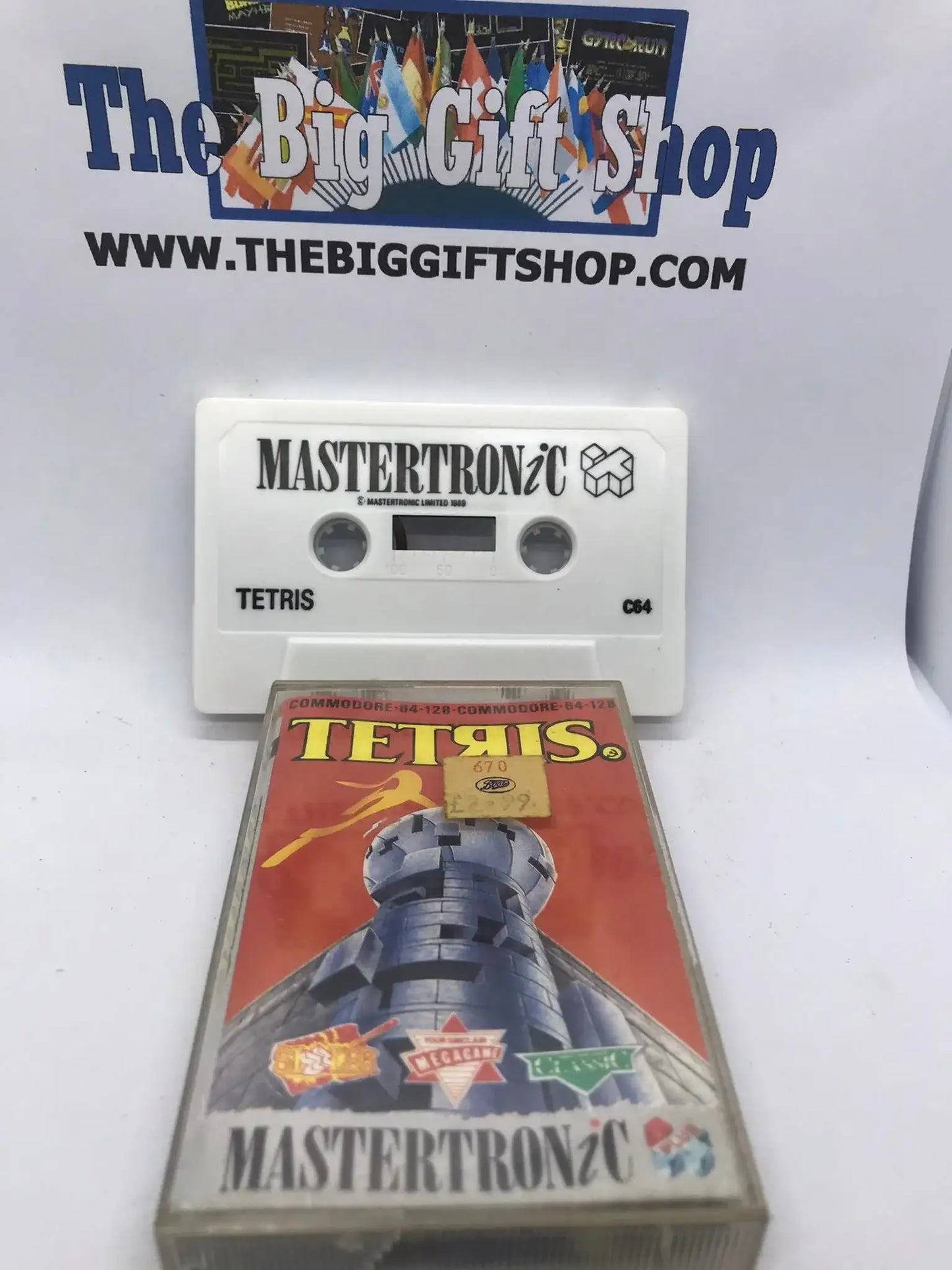 Tetris (Mastertronic Plus), C64 (SUPER RARE), WORKING Magretro