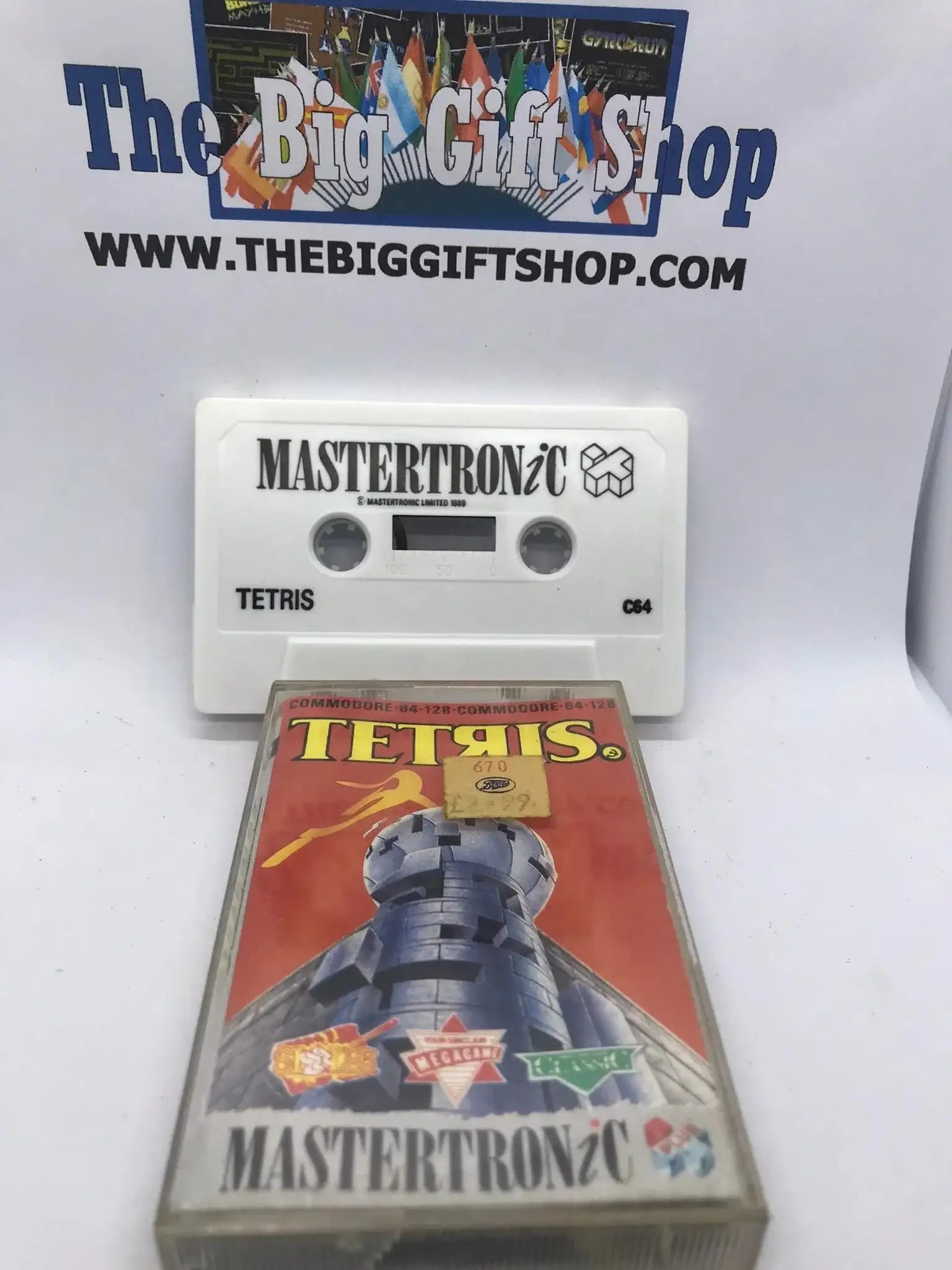 Tetris (Mastertronic Plus), C64 (SUPER RARE), WORKING Magretro