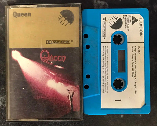 Queen Album, EMI, 1974 Release, TC-EMC 3006, Vintage Cassette Magretro