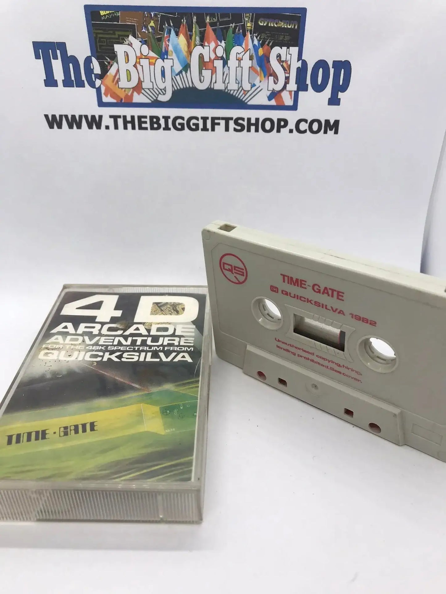 TimeGate (cassette printed), Time gate, ZX Spectrum, Quicksilva Ltd, WORKING Magretro