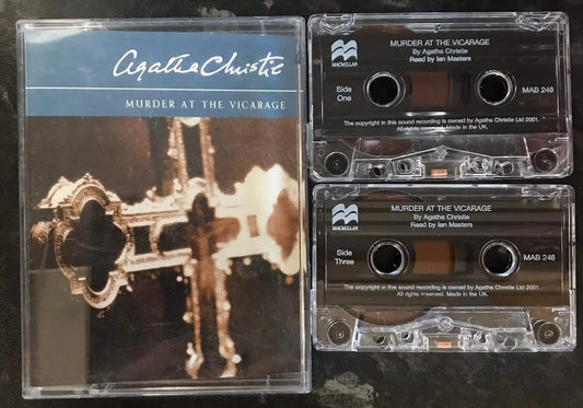Murder At The Vicarage Audiobook, Agatha Christie, MAB 248, Vintage Cassette Magretro