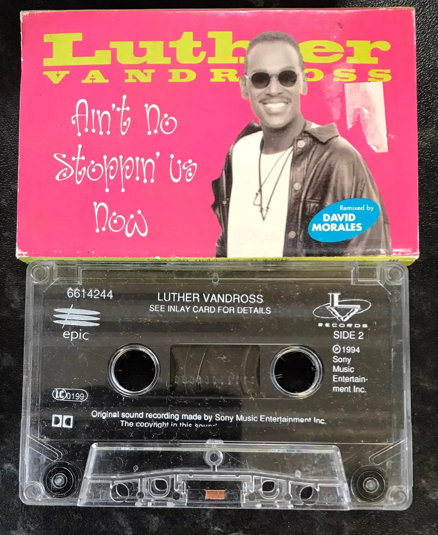 Luther Vandross, Ain't No Stoppin' Us Now Single, Epic, 661424 4 Magretro