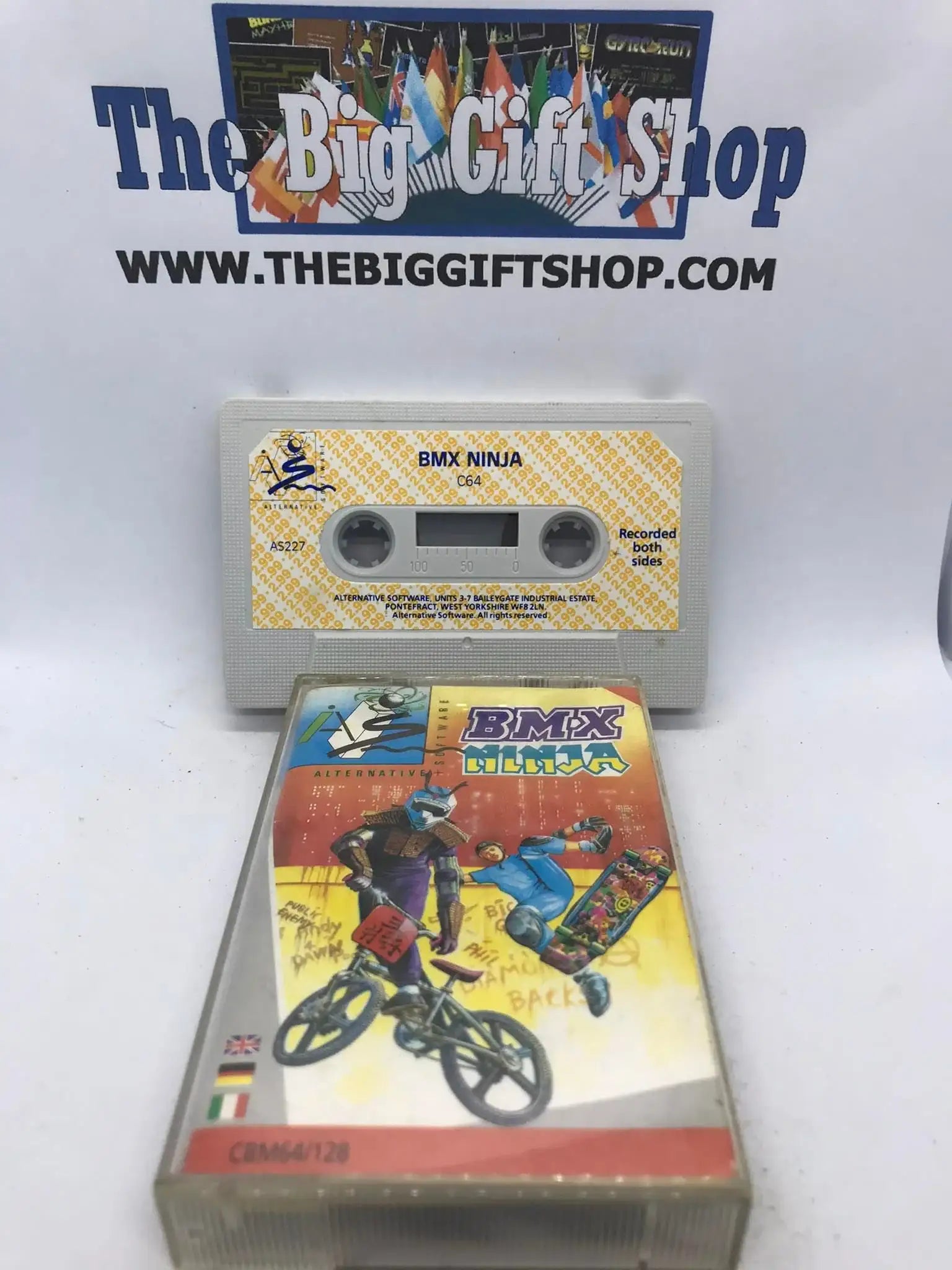 BMX Ninja, C64 by alternative games, WORKING Magretro
